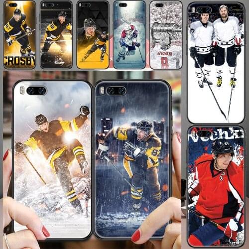 Alexander Ovechkin Sidney Crosby Phone case For Xiaomi Mi Max Note 3 A2 A3 8 9 9T 10 Lite Pro Ultra black painting funda trend