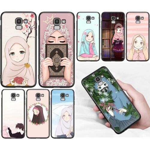 Cartoon Muslim Nun Cover For Samsung Galaxy J8 J7 Duo J6 J5 Prime J4 Plus J3 J2 Core 2018 2017 2016 Phone Case