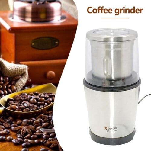 400W Electric Coffee Grinders Detachable Salt Pepper Beans Spices Dry Grinding Stainless Steel Kitchen Appliances