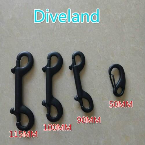 Brand New Scuba Diving 50/70/90/100/115MM 316 Stainless Steel Bolt Snap Buckle Metal Clip Hook BCD Accessories Diving Equipment