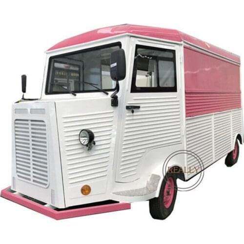Hot Sale Electric Mobile Food Truck Trailer Mobile Kitchen Hot Dog Coffee Food Cart Vending Vehicle