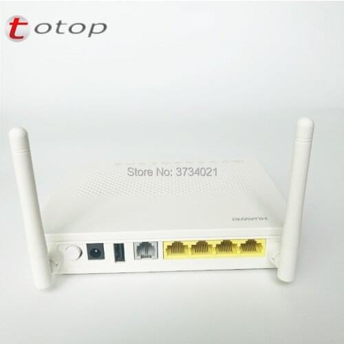 Huawei HG8546M GPON ONT ONU modem , 4FE+USB+WIFI , with 2 antennas Terminal wireless interface English Firmware，plugs Optional