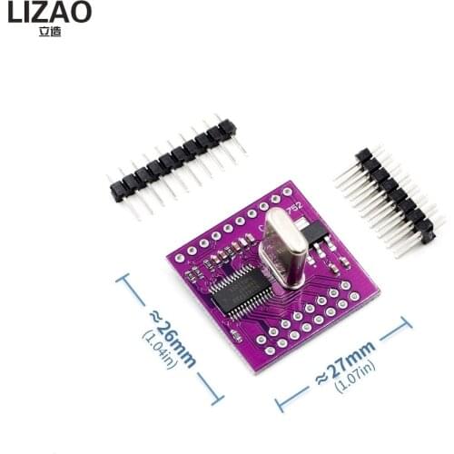 1pcs CJMCU-752 SC16IS752 I2C/SPI bus interface to dual channel UART conversion module