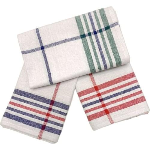 Red And Blue Checkered Napkin High Quality Table Napkins Tea Towels Kitchen Towel