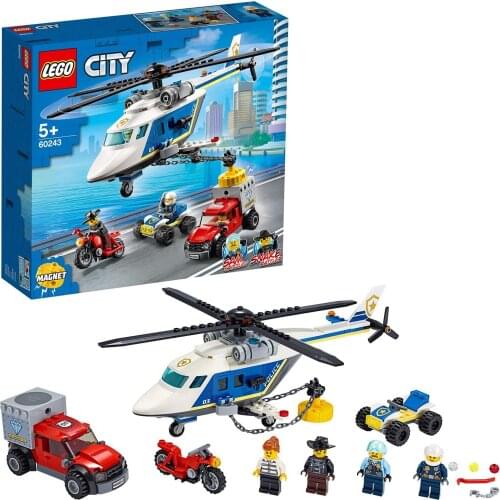 LEGO City Police Helicopter Tracker 60243 (212 Pieces)