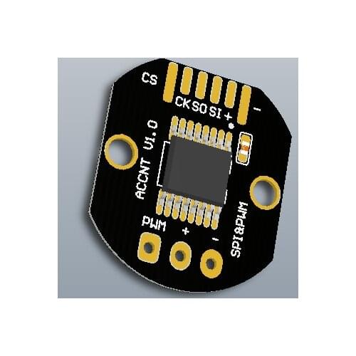 Magnetoelectric High-precision 16-bit Resolution SPI / ABZ / UVW / PWM Output Rotary Encoder PCBA Module