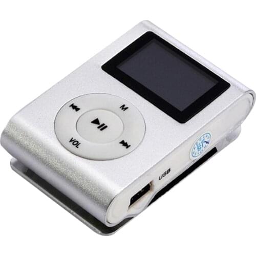 Mini USB Clip MP3 Player Video Screen Support 32GB Micro-SD TF Card
