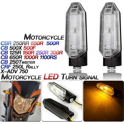 Motorcycle LED Turn Signal Lights Lamps Side Indicator for HONDA CB125/CBR650R/CBF/X-ADV /CB 150R /CB 300R/ CB 1000R