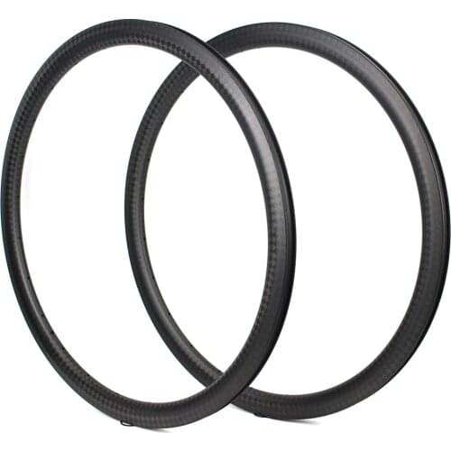Disc Brake Carbon Rim UD Matte Full Carbon Fiber Rim Clincher Tubular Tubeless 25mm 27mm Width For Cyclocross Wheel
