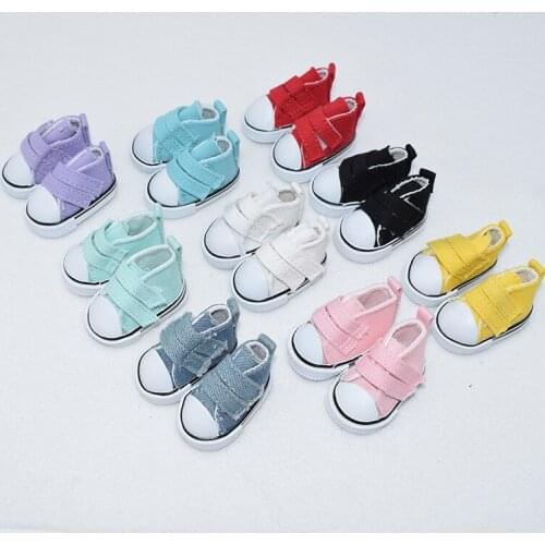 5cm Doll Canvas Shoes for Blythe Doll Sneakers Girl Toys Doll Accessories 1/6 BJD Footwear Children Gift Sports Tennis Shoe PAIR