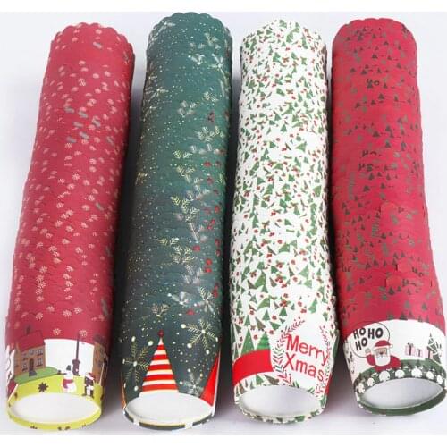 Merry Christmas Paper Cupcake Wrapper New Year Cake Decor Navidad Christmas Decorations for Home Cupcake Supplies Natal