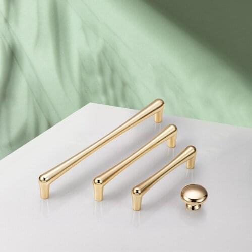 Furniture Handle Cabinet Wardrobe Simple Cabinet Door Handle Nordic Light Luxury Small Handle Modern Drawer Knobs and Handles