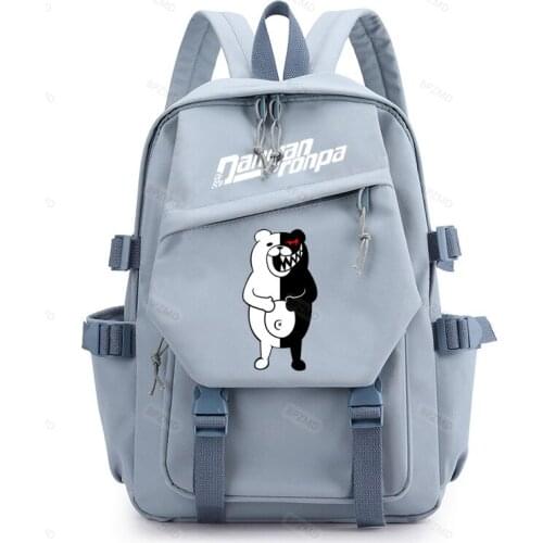 Danganronpa Monokuma Backpack Bags For Women Men Usb Backpack Shoulders package Satchel student backpacks Casual Laptop Mochilas
