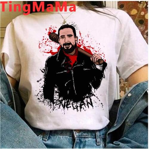 The Walking Dead Negan tshirt male couple print grunge t-shirt