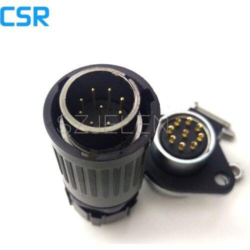 HP20 series, 9-pin connector mounted IP55 waterproof grade electrical outlet black better promotion