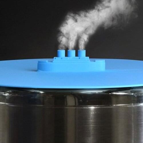 1or 3 Pcs Boat Silicone Lid Spill Stopper Cover for Pot Steam Ship Cookware Silicone Lid Cover Pot Lid Kitchen Accessories