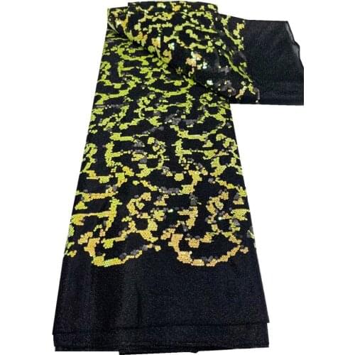 SJ Lace African Sequins Net Mesh Lace Fabric High Quality Lilac 2021 French Tulle Lace Nigerian Lace Fabrics For Wedding j5-58