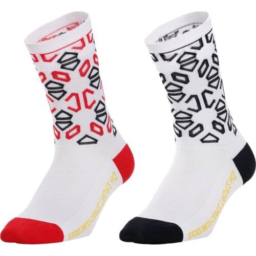 Cycling Socks Men Women New Mid Length Professional Sport Compression Road Bicycle Socks Mountain Bike Socks Racing Socks