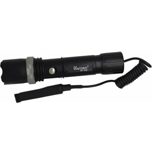 Rifle and Bicycle Flashlight Rechargeable Battery-Powered Watton Wt-040