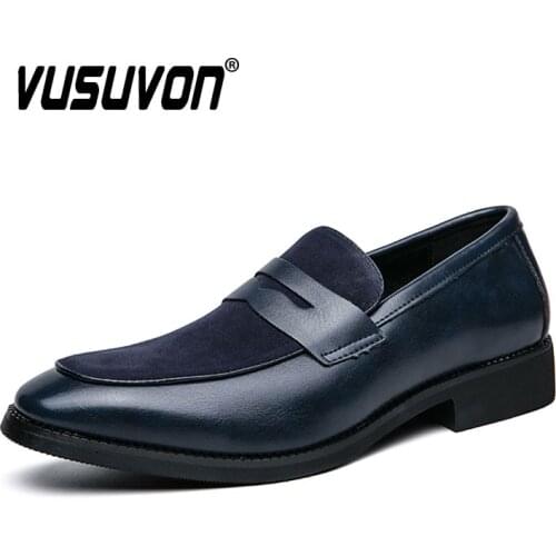 Мужские замшевые туфли VUSUVON China At AliExpress