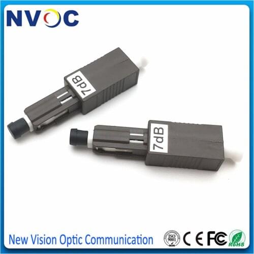 High Precision 7dB MU SM SX Male to Female Fixed Fiber Optic Attenuator,MU 7dB Plug-in Optil Attenuator Used EDFA,DWDM,Long-haul