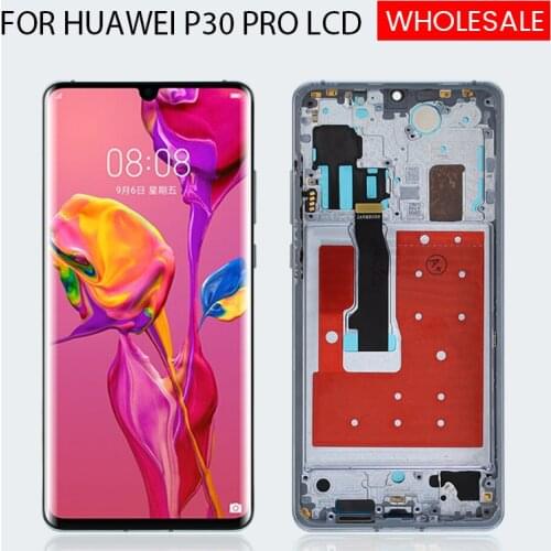 Free Shipping For Huawei P30 Pro Lcd VOG-L04 L09 L29 Display With Touch Screen Digitizer Assembly 6.47inch With Frame