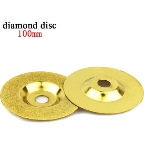 1pcs 100mm diamond disc dremel diamond tools Power Tools accessories diamond grinding wheel cup blade polishing for glass stone
