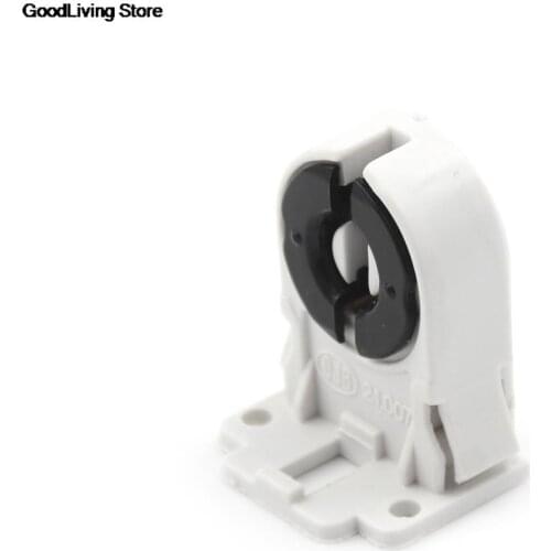 1 pc Plastic Holder Light Base Suitable forT8 G13 LED bracket lamp T8 Fluorescent Light Socket Lamp Base AC100-250V