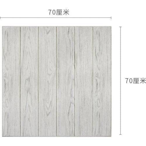 10 Pcs Self-Adhesive Wallpaper 3D Brick Wall Sticker Roof Ceiling Background Roughcast House Bedroom Living Room Decoration