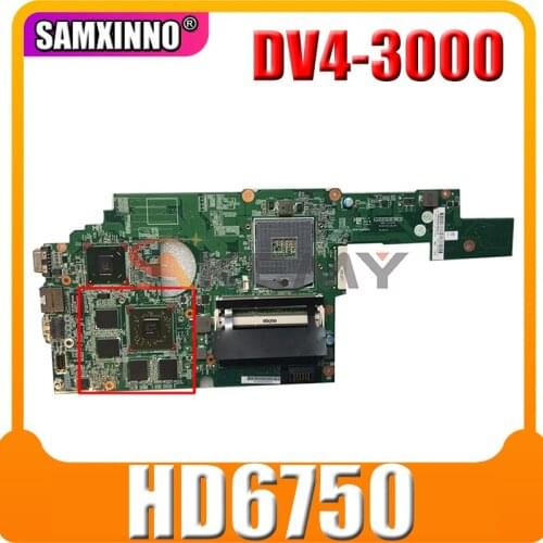 Akemy 657602-001 640334-001 For HP DV4-3000 Notebook Laptop Motherboard PGA988B HM65 HD6750 Test Ok Fast Ship