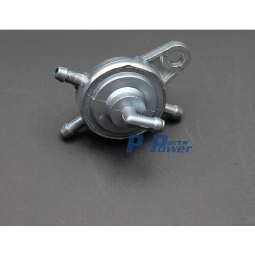 CHINESE SCOOTER ATV GO KART PETCOCK GY6 50CC 125CC 150CC VACUUM FUEL PUMP VALVE 4 Port In line Petcock NEW