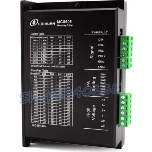 MC860E 2-phase NEMA34 hybrid stepper motor driver DSP AC/DC48V replace DM860