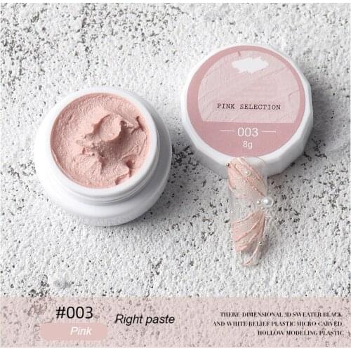 Newest Professional Products Nail Plaster Glue 3D Matte Sand Texture Nails Drawing Sculpture Gel UV Nail Polish Manicure Tools