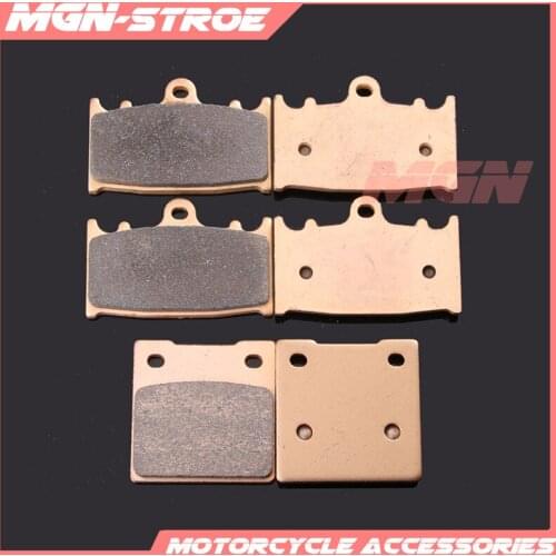 Motorcycle metal sintering brake pads For GSF400 75A 1989 1990 1991 1992 1993 1994 7AA 1995 1996 1997 ZX-7R 89-95 ZXR400