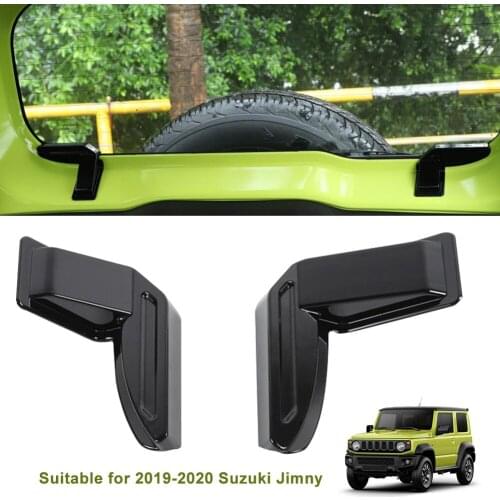 New Hot 2PCS Black ABS Rear Windshield Heating Wire Protection Cover For Suzuki Jimny Sierra JB64 JB74 2019 2020 Demister Cover