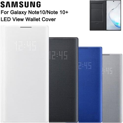 New SAMSUNG LED View Cover Smart Cover Phone Case for Samsung Galaxy Note X NoteX Note 10 Note10 Plus ORIGINLA CASE