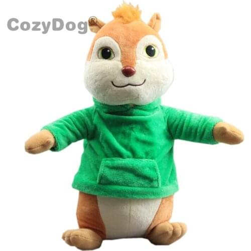 32cm Alvin And The Chipmunks Theodore Plush Toy Doll Cartoon Anime Soft Stuffed Animals Toys Children Christmas Birthday Gift