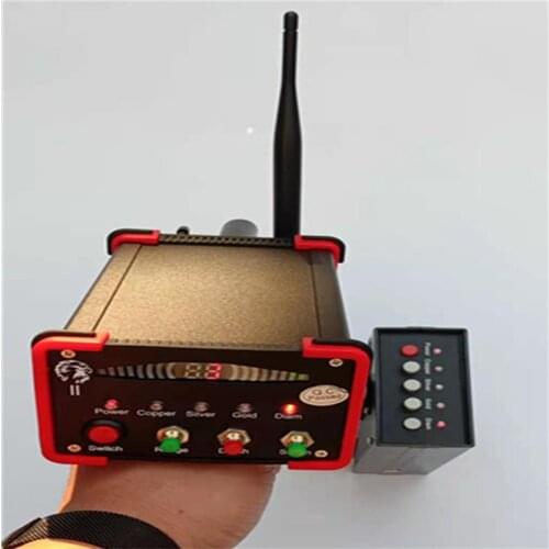 Professional large area underground metal detector, metal detection remote search tool with European and American plug