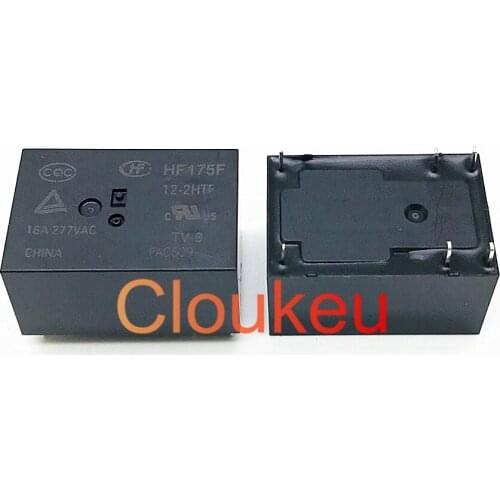 Relay HF175F-5 12 24-2HTF DC5V 12V 24V 16A 6pin