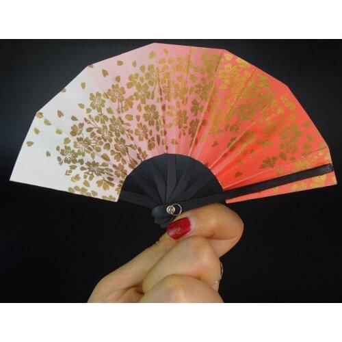 OOAK Red Sakura Floding Fan Japan Kimono Style For 1/3 24" Tall BJD SD SD13 MSD DK DZ AOD DD Doll Use HEDUOEP