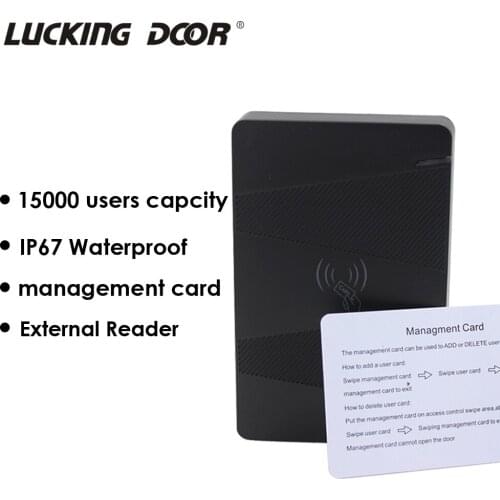 13.56Mhz MF IC Access Control Mafire Card Access Control Outdoor Access Control System No keypad 15000 Users IP67 Waterproof