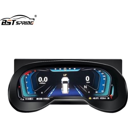 Bosstar 12.3 inch LCD car speedometer android for Toyota RAV4 2018+ auto digital GPS speedometer cluster AUTO Meter