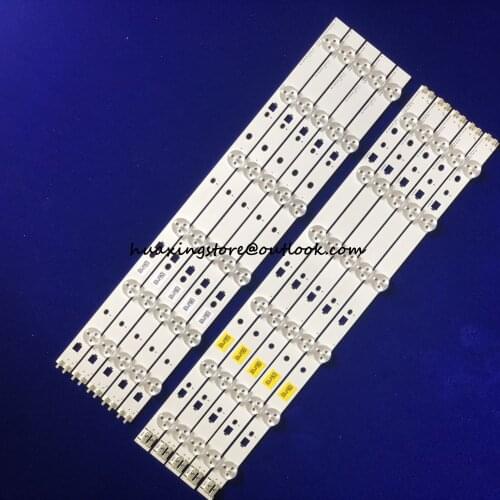 10Pieces LED Backlight strip For 40-3535LED-60EA-L 40-3535LED-60EA-R UA40EH5000 UE40EH5300 CY-DE400BGSV1V UE40EH5000 BN96-24090A