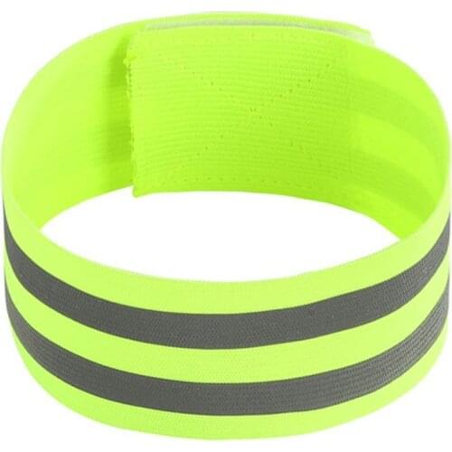 Reflective Armband Elasticated Armband Sport Ankle Biking Leg Jogging Tape Safety Straps For Night Running Reflective Walki V9E1