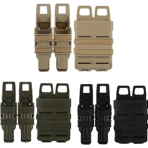 Tactical 5.56mm M4 M16 Fastmag Pistol Magazine Pouch Molle Belt Clip Fast Mag Holster Airsoft AK AR Military Hunting Accessories