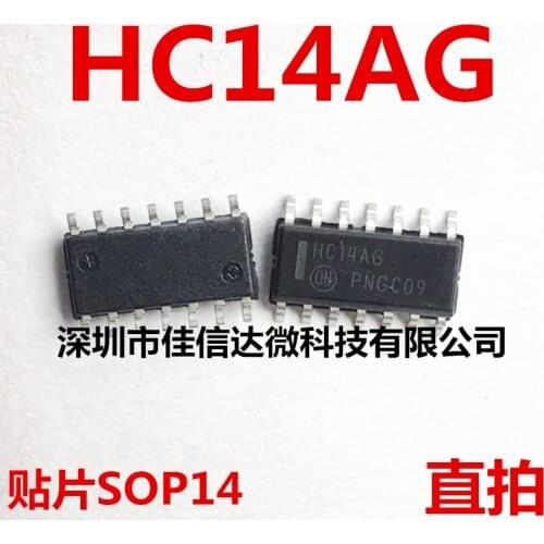 100% New Original 5pcs/lot High Quality MC74HC14ADR2G HC14AG SOP-14