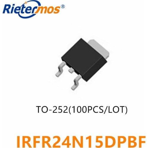 100PCS IRFR24N15D IRFR24N15DPBF FR24N15D N-CHANNEL 150V SMD