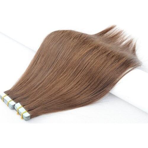 12-22 Inch 2.5g/pc Remy Human Hair Straight Double Sides Tape In Hair Extension