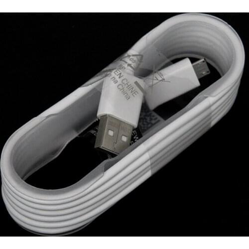 300pcs/lot 1.5m Micro USB Sync Data Fast Charger Cable with plastic ring tray for Samsung S7 S6 Edge S4 Note4 5 Original good