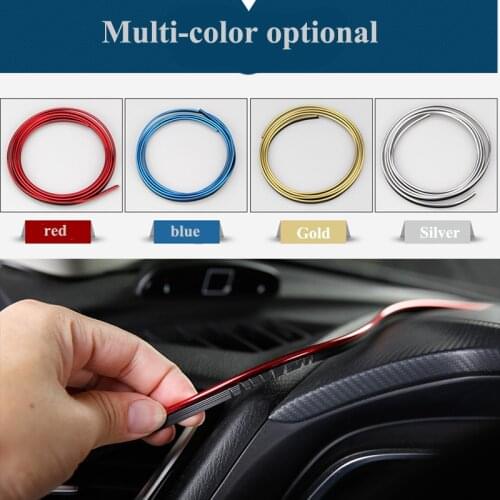 5 M Car Styling Universal DIY Interior Molding Trim Strips for Volvo S40 S60 S80 XC60 XC90 V40 V60 C30 XC70 V70